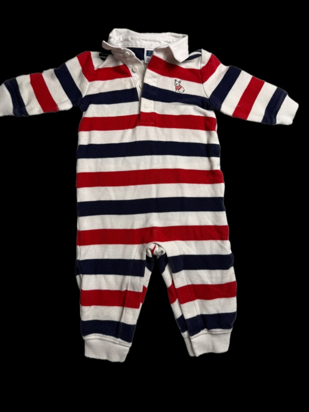 3-6m baby Striped Red and Blue Kids One Piece